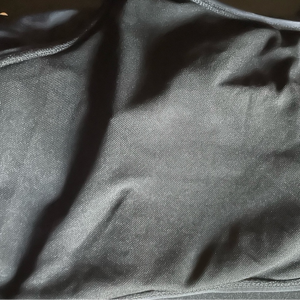 Black Lace Trim Swim Top - Picture 9 of 11